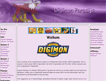 Tablet Screenshot of digimon-paradijs.nl